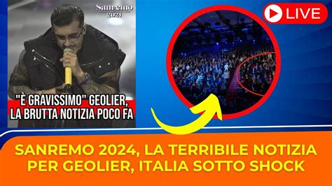 È gravissimo Geolier fan sotto shock la brutta notizia è arrivata