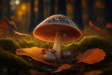 Illuminated Mushrooms Stock Illustrations 227 Illuminated Mushrooms