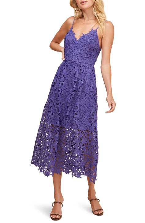 Astr The Label Lace Midi Dress Nordstrom