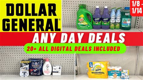 Dollar General Couponing 🚨 Any Day Deals Over 20 All Digital Deals