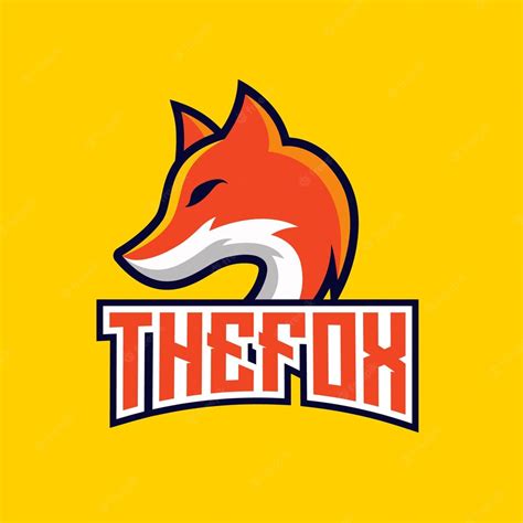 Premium Vector Fox Esport Mascot Gaming Logo