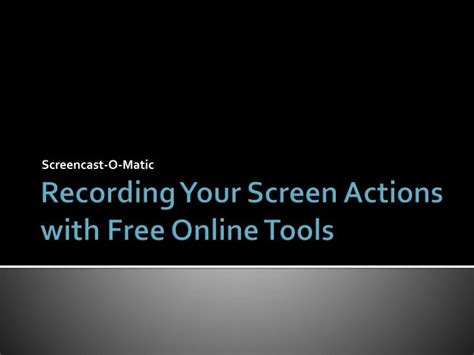 Use Screencast O Matic With Powerpoint Torontochlist