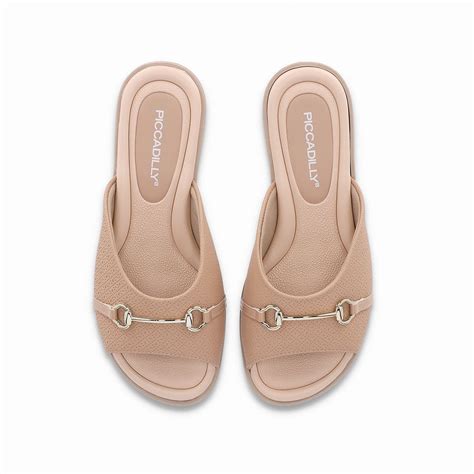 Tamanco Taila Salto Baixo Nude Claro Bege