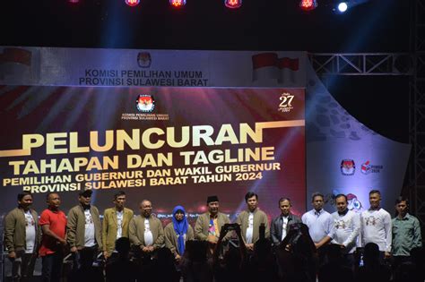 Kpu Luncurkan Tahapan Dan Tagline Pilkada Sulbar Tahun