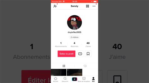 Voici Mon Compte Tiktok Youtube