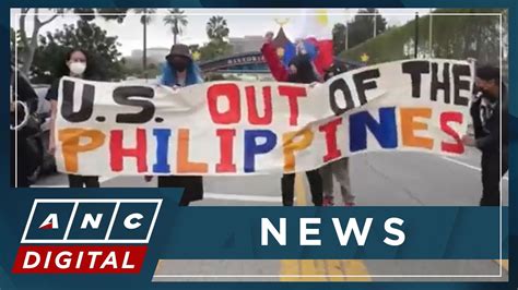 Tfc News Fil Ams Protest Expanded Us Military Presence In Ph Anc