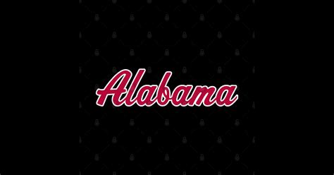 Alabama Script - Alabama Football - Sticker | TeePublic