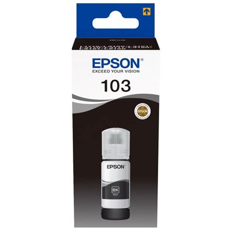 Bouteille D Encre Originale Epson EcoTank 103 Noir