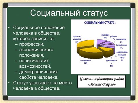 Социальный статус. Социальное положение - презентация онлайн