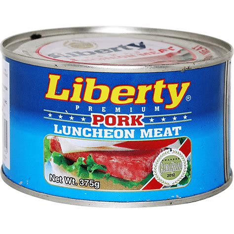 Liberty Pork Luncheon Meat 375g Canned Meat Walter Mart