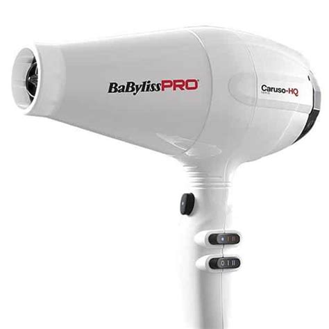 Babyliss Pro Bab Ie Caruso White Ionic Hairdryer W