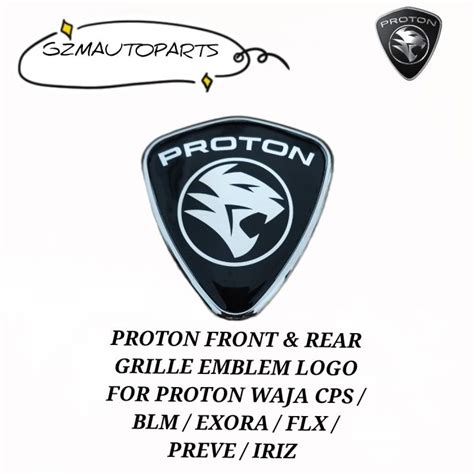 Proton Front Rear Grille Emblem Logo For Proton Blm Waja Cps Flx