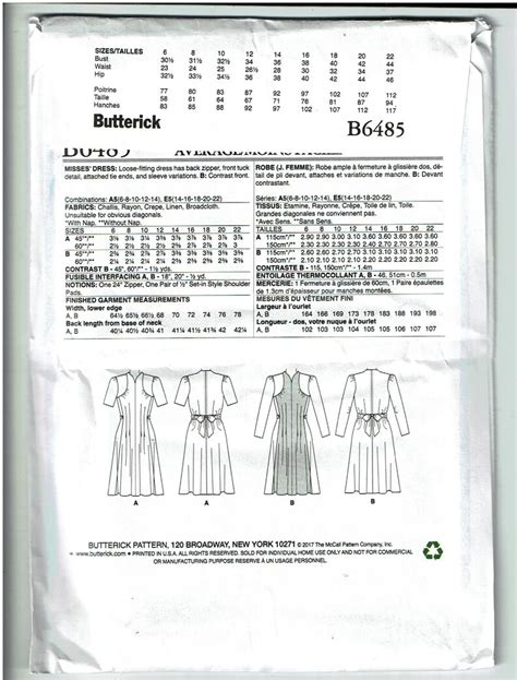 Butterick Retro Series 6485 1940s Inspired Sizes 6 8 10 12 14 Etsy