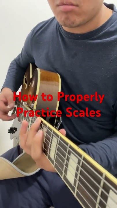 How To Properly Practice Scales Youtube