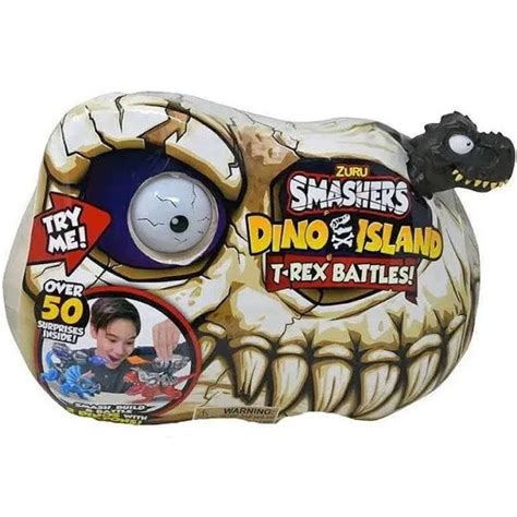 Zuru Smashers Dino Island T Rex Battles Original 50 Surprise Lojas Global