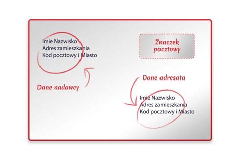 Jak zaadresować list lub kopertę Sprawdź gdzie adresat i nadawca