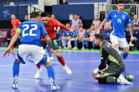 Futsal, Euro 2026: l’Italia regge un tempo, poi il Portogallo dilaga 6