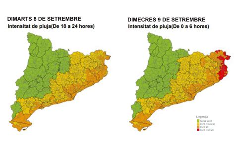 Activat en fase d alerta el Pla Especial dEmergències per Inundacions