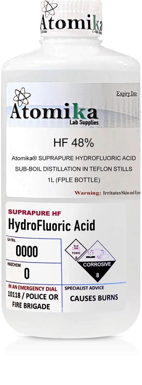 Hydrofluoric Acid | Atomika Laboratory