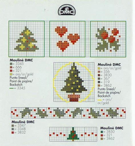 Schema Punto Croce Natale Fare Di Una Mosca