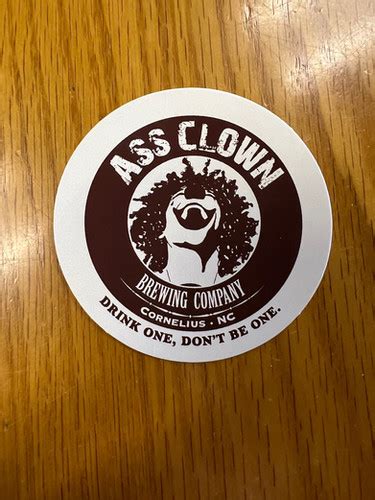Logo Sticker Ass Clown Brewing