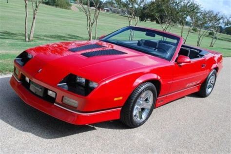 1990 Camaro Iroc Z 28 Convertible Classic Chevrolet Camaro 1990 For Sale