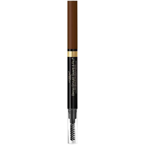 L Oreal Paris Stylist Shape And Fill Mechanical Eyebrow Makeup Pencil Light Brunette Walmart