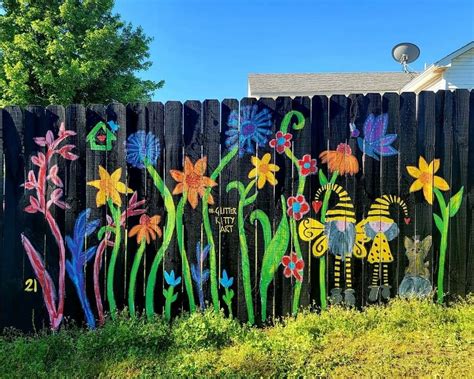 30 fence painting ideas – Artofit