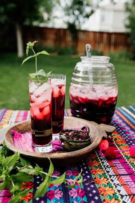 Agua De Jamaica Hibiscus Tea Muy Bueno