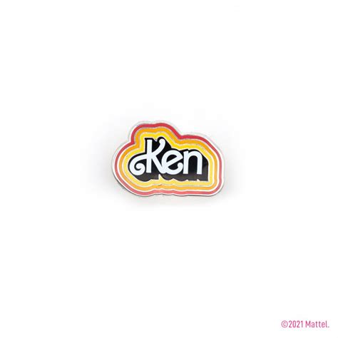 Malibu Ken™ Logo Enamel Pin Malibukenlogo Barbiepedia