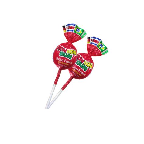 Bon Bon Bum Chupeta Sabor Fresa Colombina 408 Grs 24 Unidades Artofit