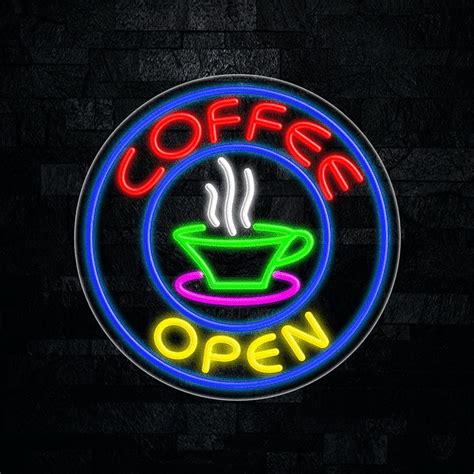 Coffee LED Neon Sign 26 L X 26 H 31134 Walmart