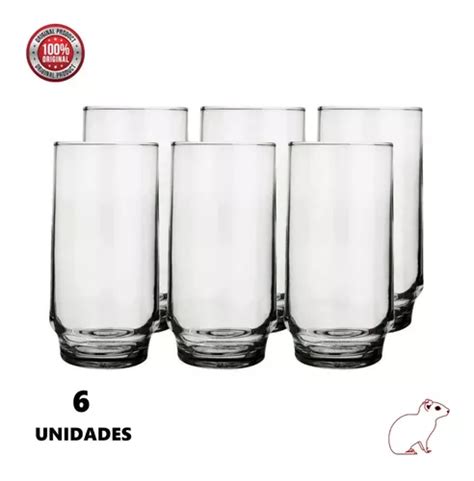 Jogo Copos Vidro Suco Agua Lights 300 Ml Nadir Promoção Parcelamento