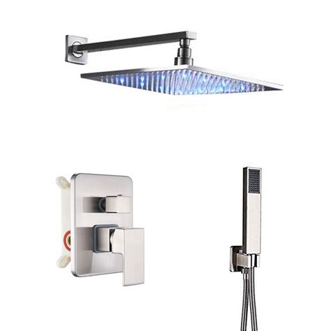 Buy Votamuta 10 Inch Bathroom Luxury Led Light Rain Mixer Shower Combo