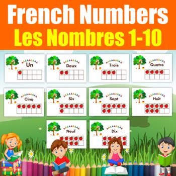 French Numbers Flashcards 1 10 L Printable Numbers In French For Prek K