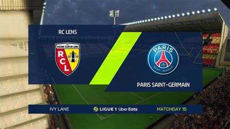 Fifa Lens Vs Psg Ligue Full Match Youtube