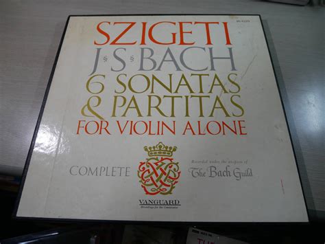 超 盤 シゲティ JOSEPH SZIGETI BACH 6 SONATAS PARTITAS FOR UNACCOMPANIED