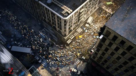 World War Z Reveals New Key Art And A Horde Of Zombie Hungry