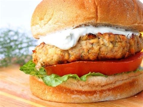 Grilled Salmon Burgers With Creamy Dill Sauce Grilling Explained