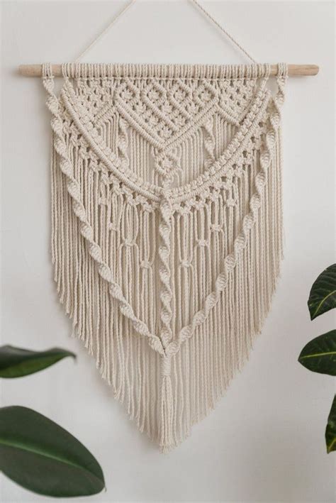 Macrame Pattern Wall Hanging Diy Macrame Pattern Macrame Pattern Pdf