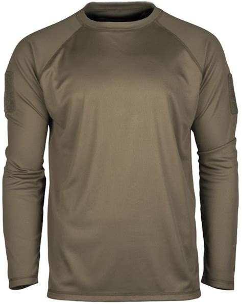 Tactical Quick Dry Long Sleeve T Shirt From Mil Tec