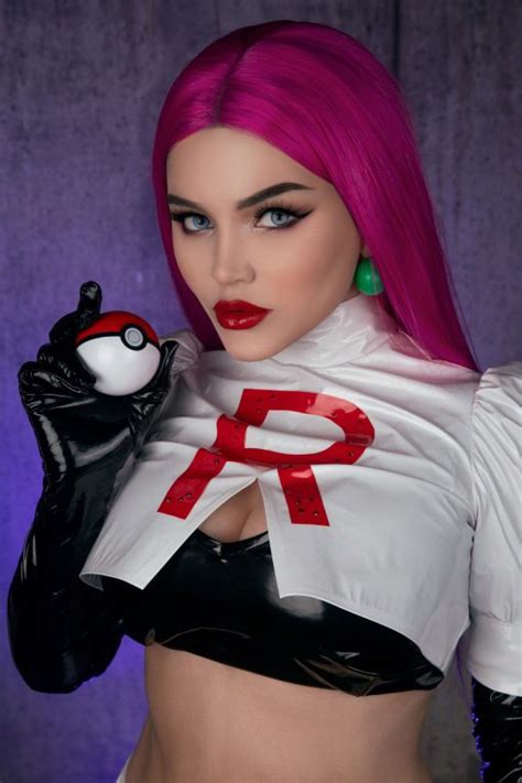 Jessie From Team Rocket Lewd And Nude Cosplay Set By Kalinka Fox