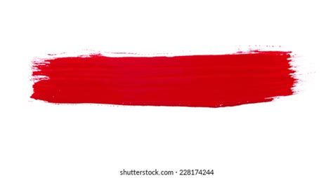 Paint Brush Texture Isolated On White Stock Illustration 228174244 ...