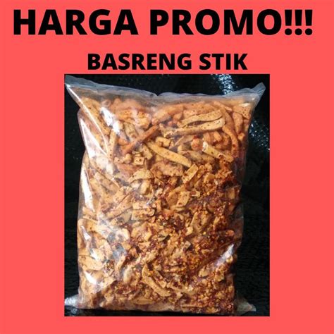 Jual Cod Basreng Stik Kg Baso Goreng Kripik Pedas Kering Cabe Asli