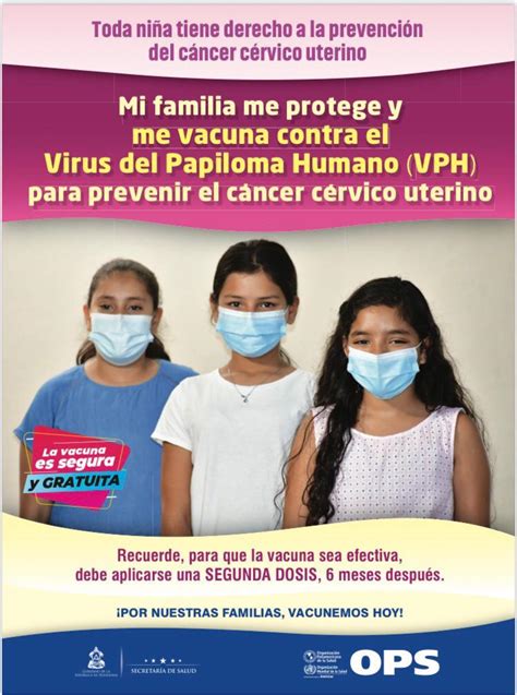 Promoci N De La Vacuna Vph Para Ni As De A A Os Honduras Ops