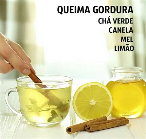 Ch Para Queimar Gordura Honey And Cinnamon Honey Lemon Green Tea