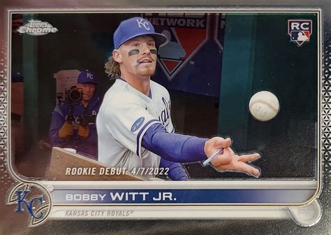 MLB 2022 Topps Update Chrome Single Card Bobby Witt Jr USC176 Rookie