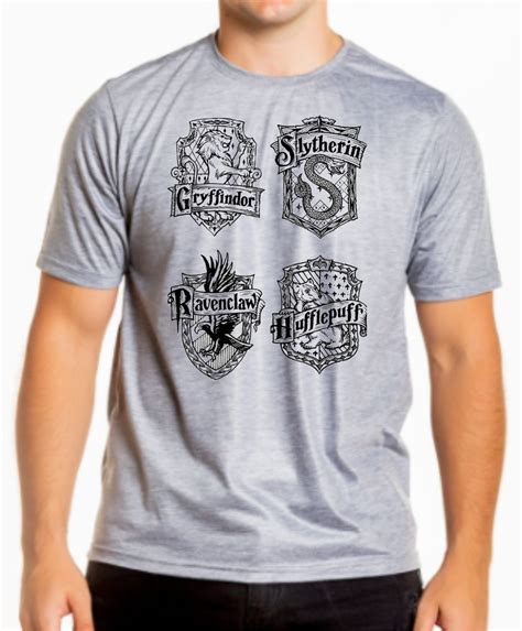 Camiseta Harry Potter Casas Hogwarts Legacy Elo