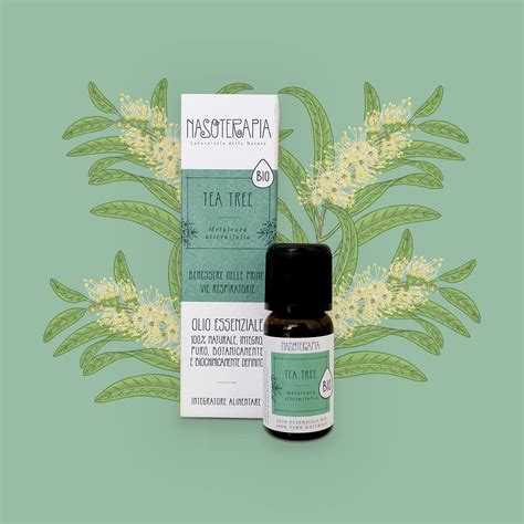 Olio Essenziale Tea Tree Bio Nasoterapia Il Magico Giardino