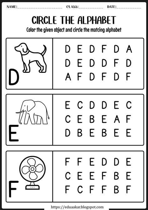 Alphabet And Letters Worksheets For Kids Artofit